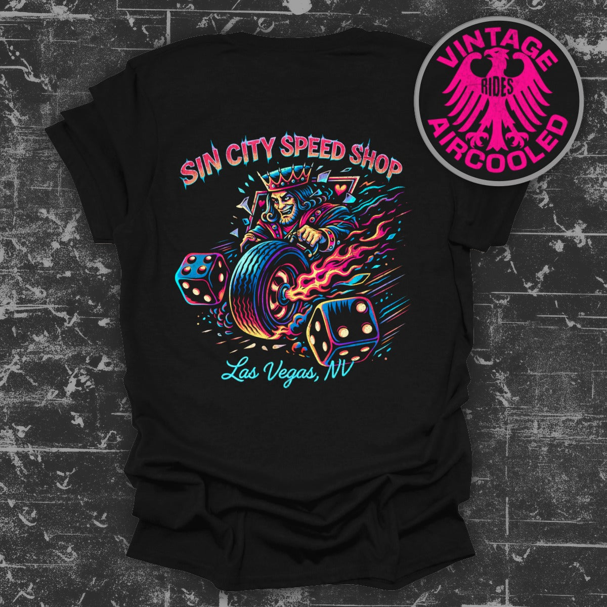 Sin City Speed Shop Las Vegas NV Vintage Aircooled Shirt