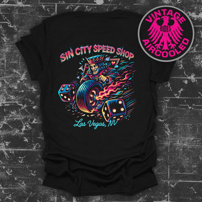 Sin City Speed Shop Las Vegas NV Vintage Aircooled Shirt