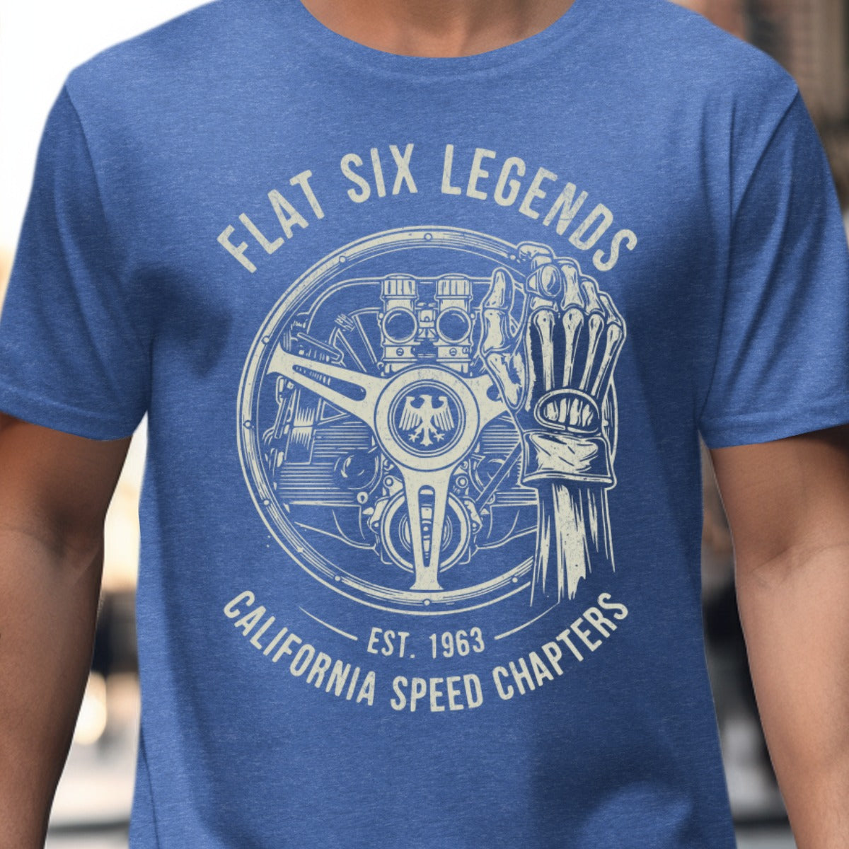 Flat Six Legends California Speed Chapters t-shirt