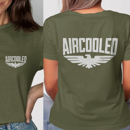 Aircooled Graphic Print Olive Green Tee Shirt product type