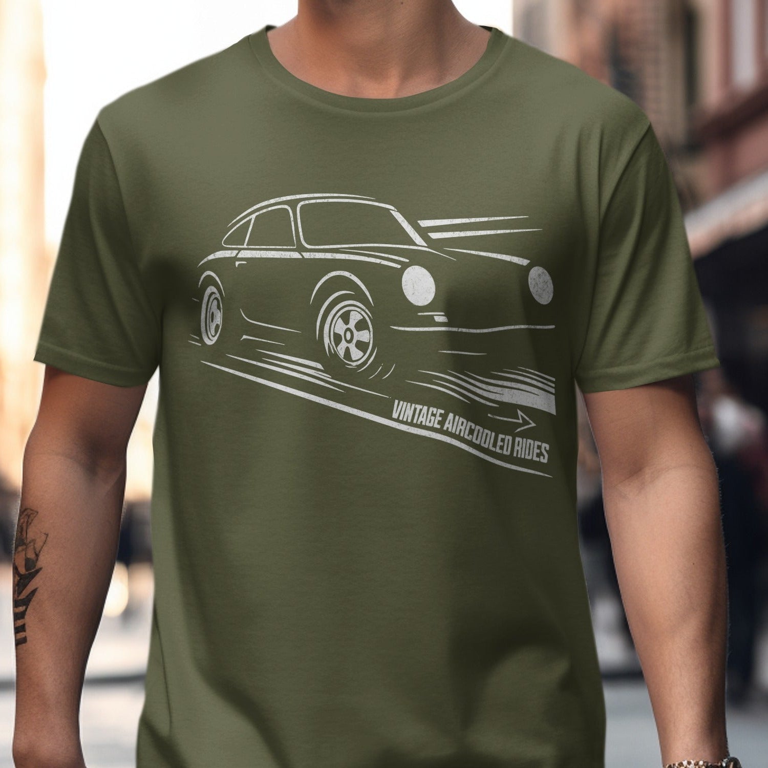 Vintage Aircooled Rides Graphic Print T-Shirt product type