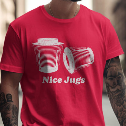 Nice Jugs Funny Graphic T-shirt product type