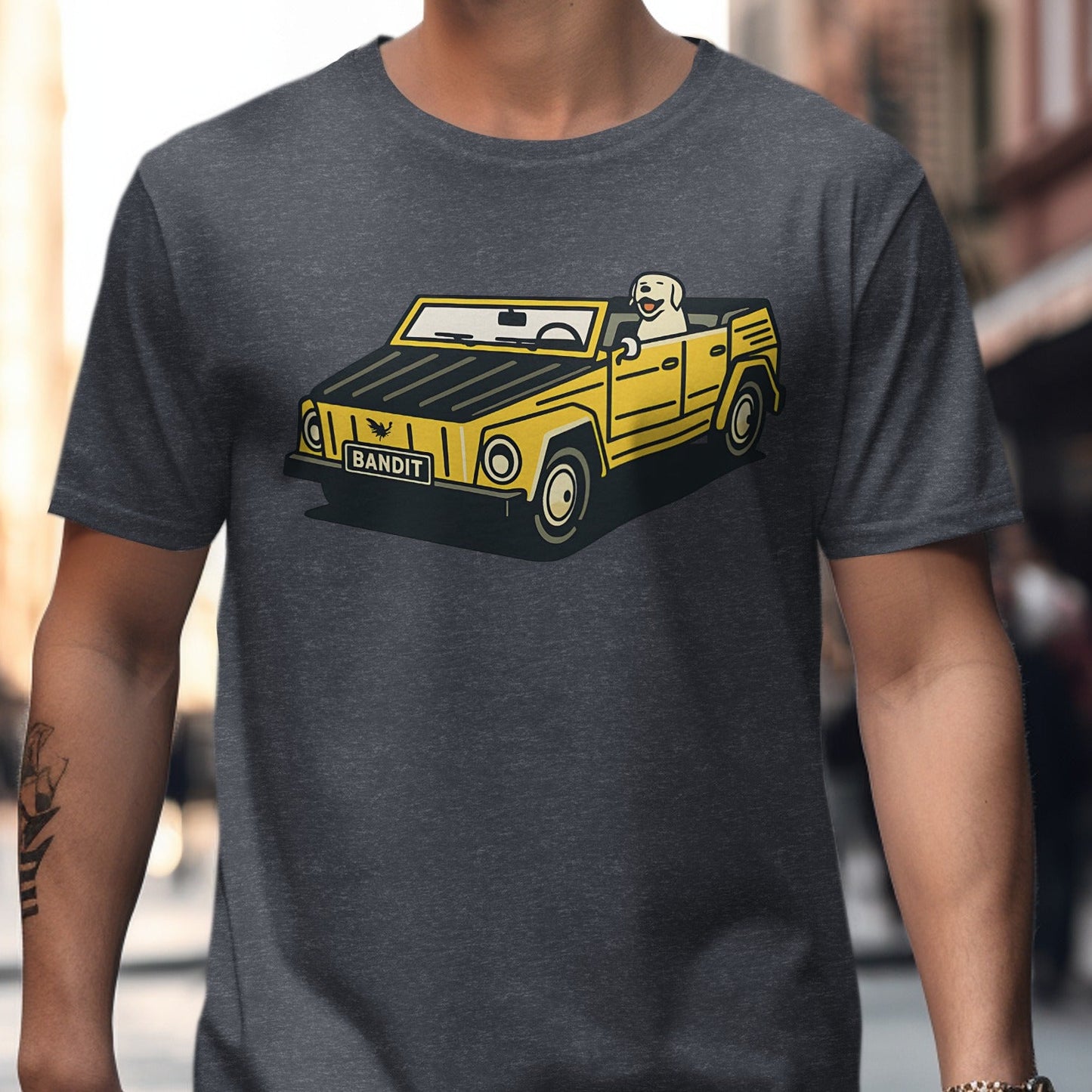 Cool Graphic Tee Featuring a Truck with Driver Product type