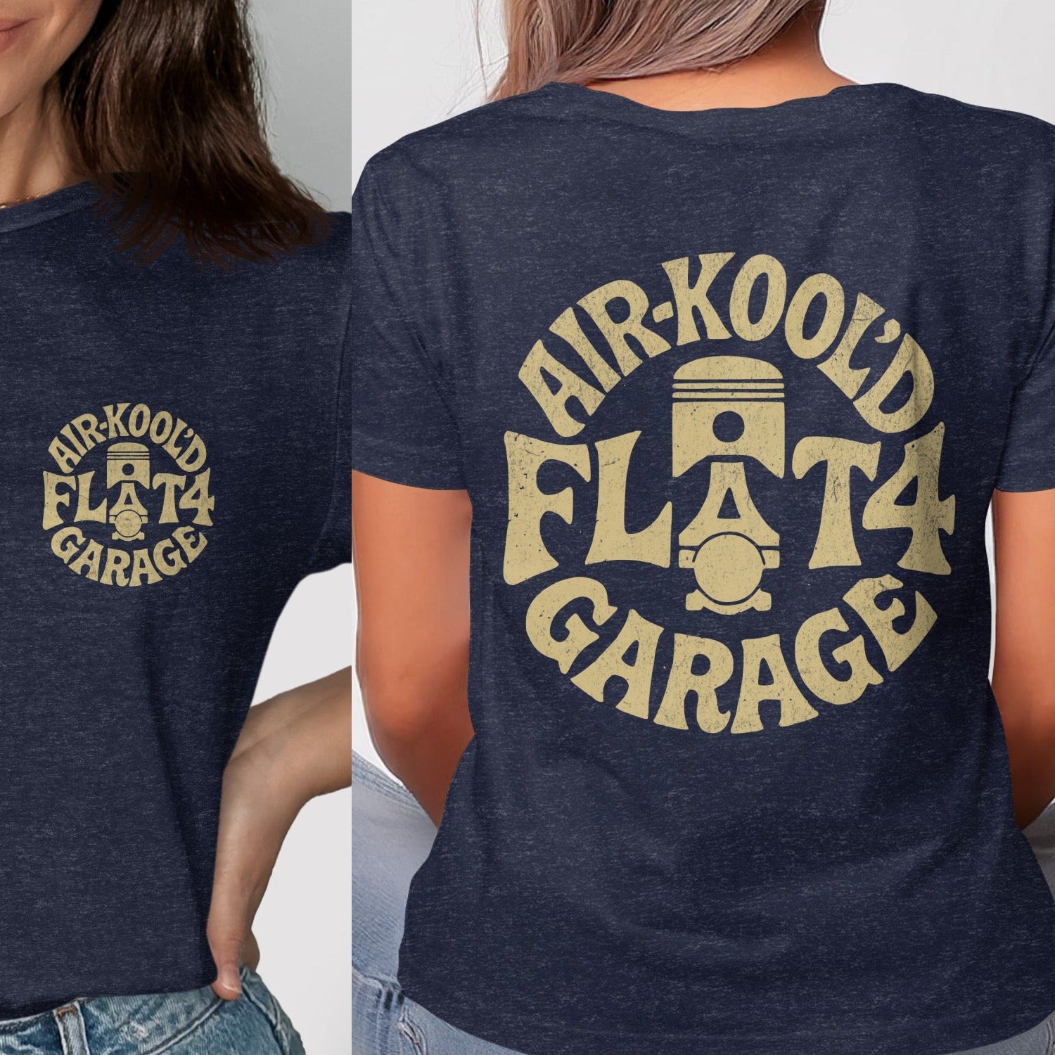 Air-Kool'd Flat 4 Garage Vintage Style Shirt product
