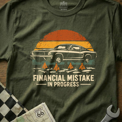 Financial Mistake In Progress Classic Car T-shirt