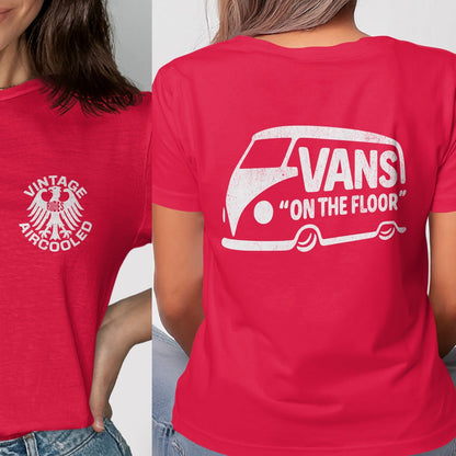 Vintage Aircooled Vans On The Floor Graphic T-shirt product