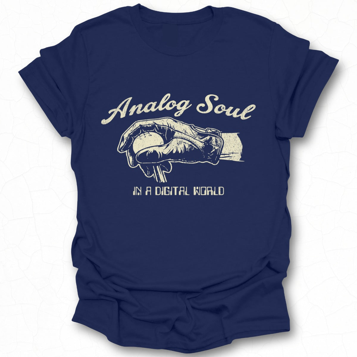 Analog Soul In A Digital World Graphic T-shirt