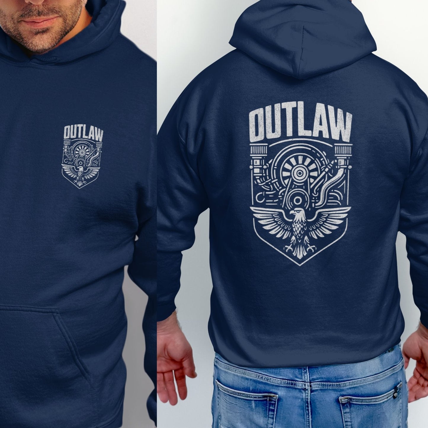 Outlaw Graphic Hoodie With Bold Design Sweatshirt Product