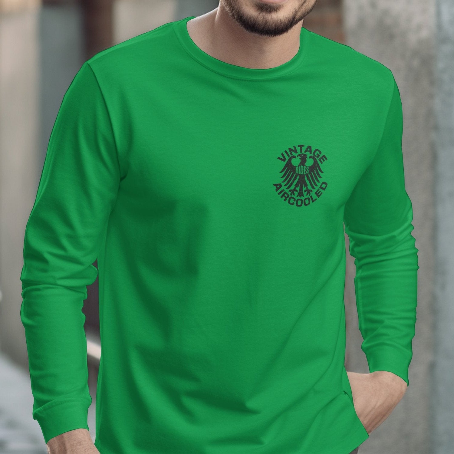 Vintage Aircooled Graphic Long Sleeve Shirt product