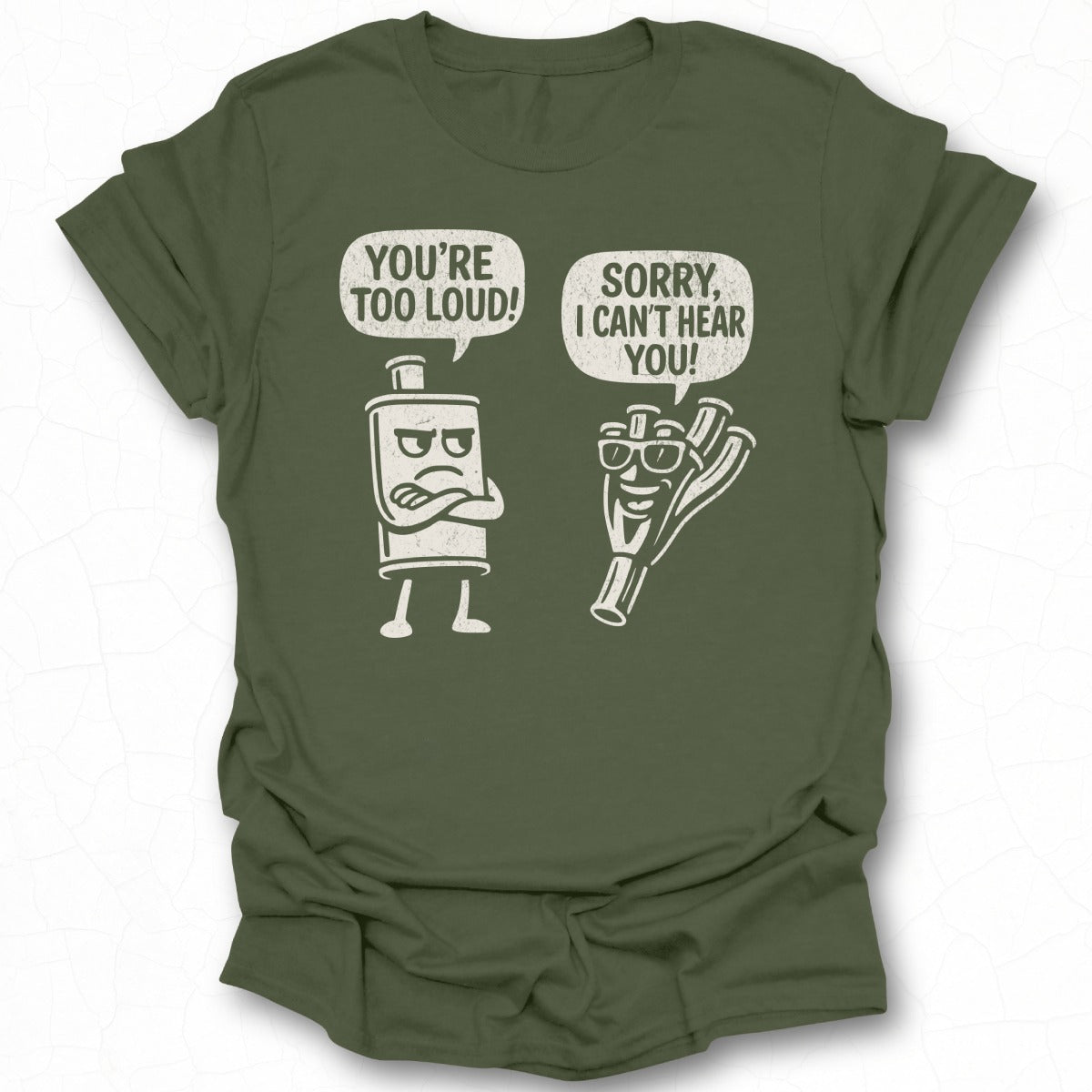 Funny Cartoon Characters Graphic T-Shirt