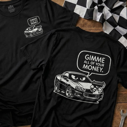 Gimme All Of Your Money Car Design Humor product type