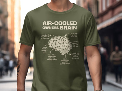 Air-Cooled Owners Brain Graphic T-Shirt product type