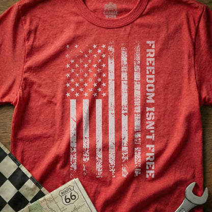 Distressed American Flag Freedom Isn't Free Red T-Shirt product type
American Flag
Freedom Isnt Free
Patriotic Shirt
Distressed Flag
Red TShirt
USA Flag Design
Stars Stripes
Independence Day
Memorial Day
Veteran Support
Military Pride
Casual Apparel
Graphic Tee
Unisex Shirt
Vintage Look
National Pride
American Spirit
US Patriot
Garage Worn
Heritage Tee