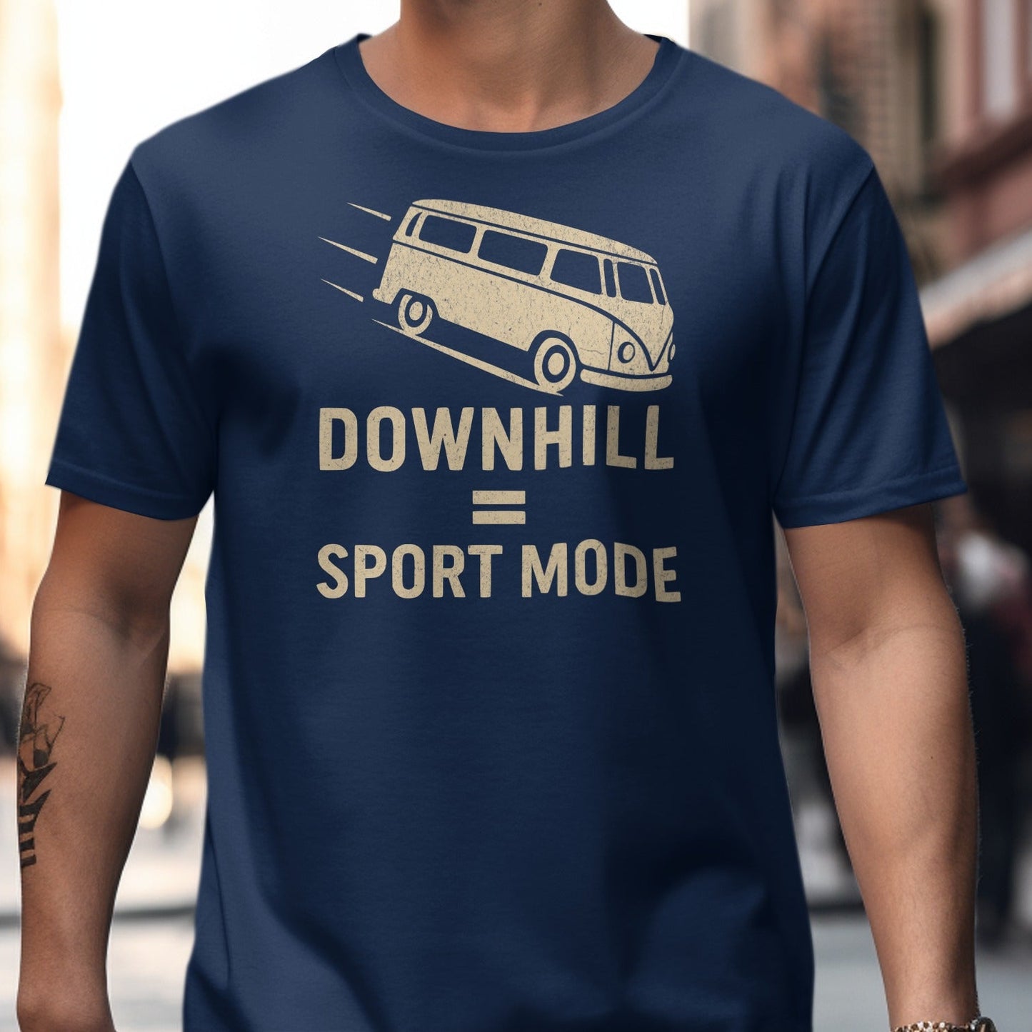 Downhill Equals Sport Mode Graphic T-Shirt product