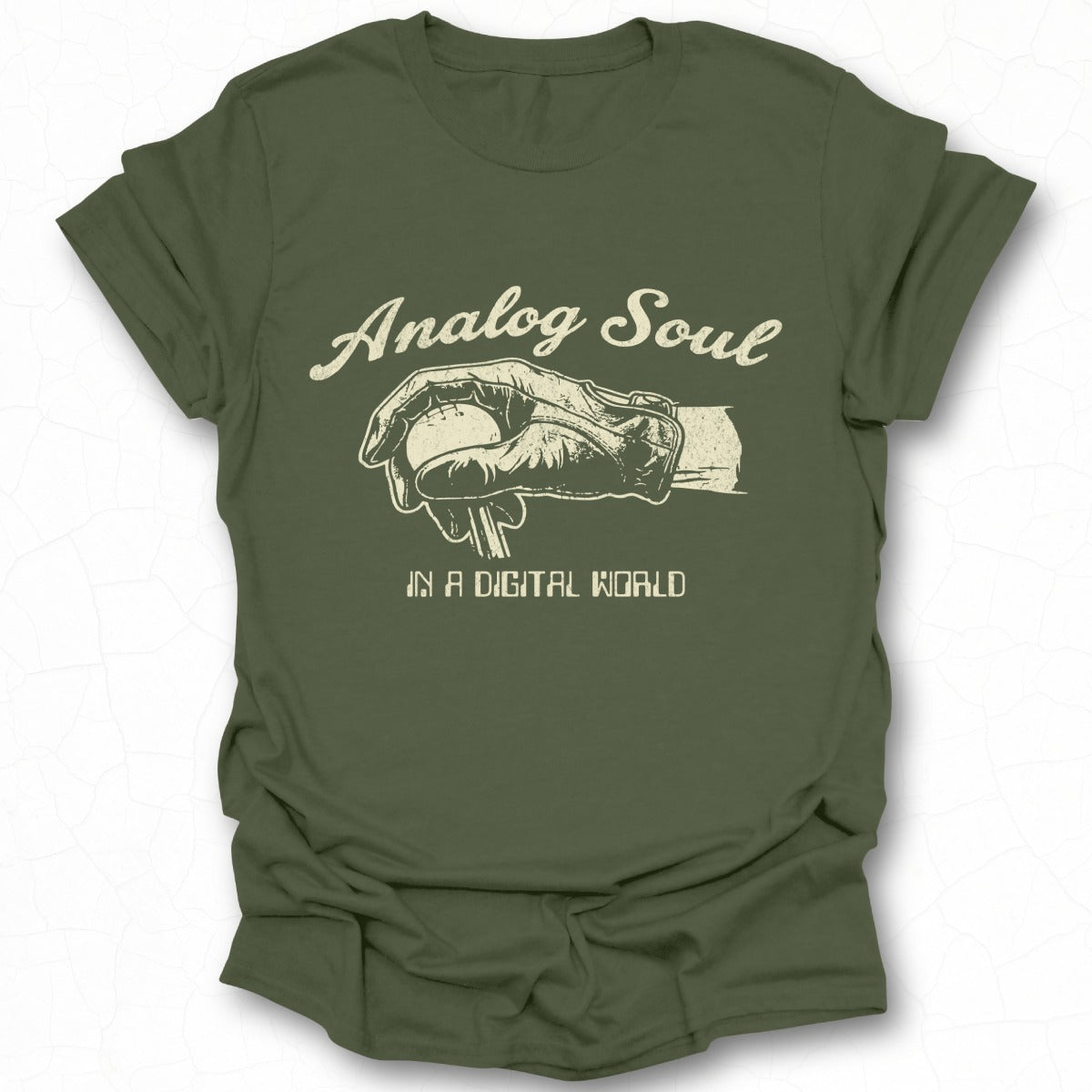 Analog Soul in a Digital World Graphic T-Shirt