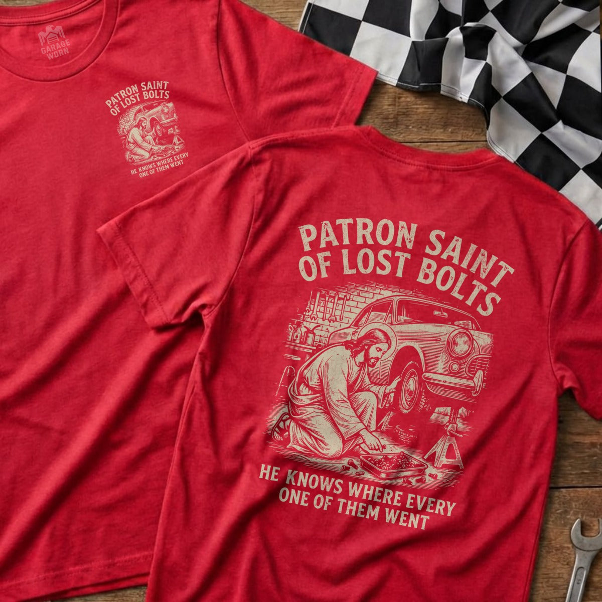 Patron Saint Of Lost Bolts He Knows Where Every product type