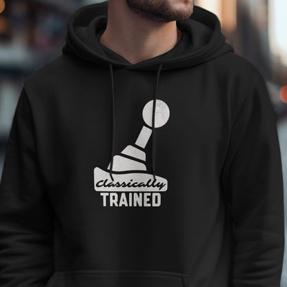 Classically Trained Chess Themed Hoodie