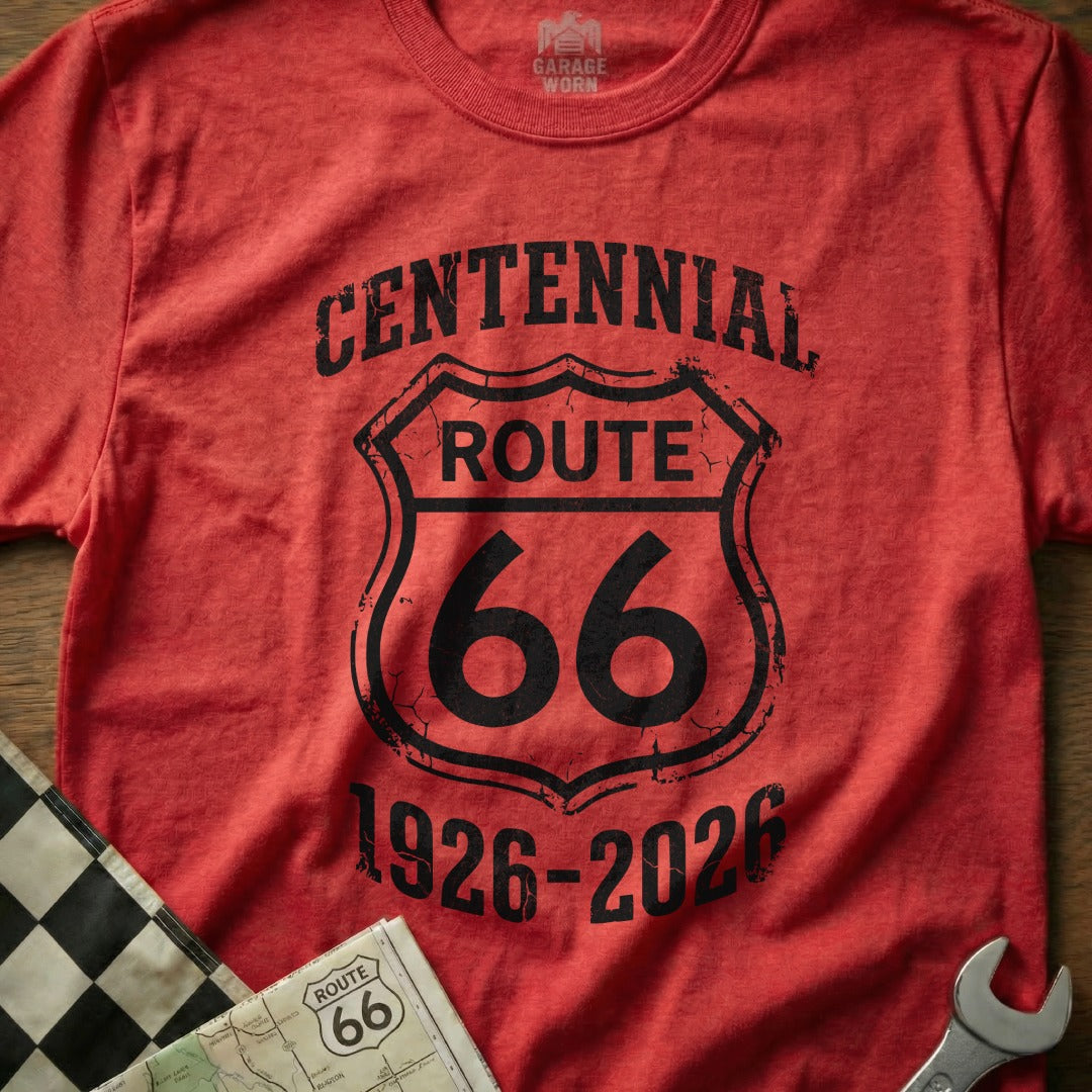 CENTENNIAL ROUTE 66 1926-2026 GARAGE WORN product type