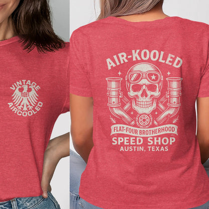 Vintage Aircooled Speed Shop Skull T-Shirt product type