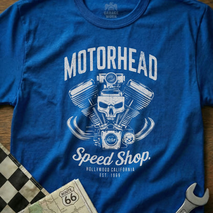 Motorhead Speed Shop Hollywood California T-Shirt