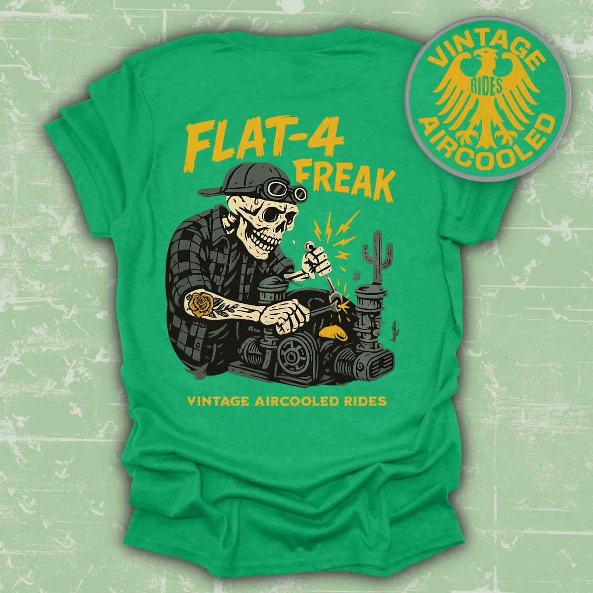 Flat-4 Freak Vintage Aircooled Rides T-Shirt product