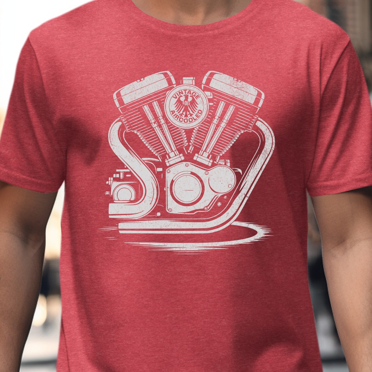 Vintage Motorcycle Engine Graphic Tee product