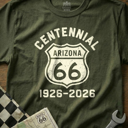 Centennial Arizona Route 66 1926-2026 t-shirt.