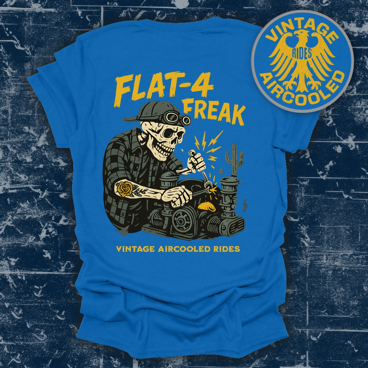 Flat-4 Freak Vintage Aircooled Rides Product T-Shirt
