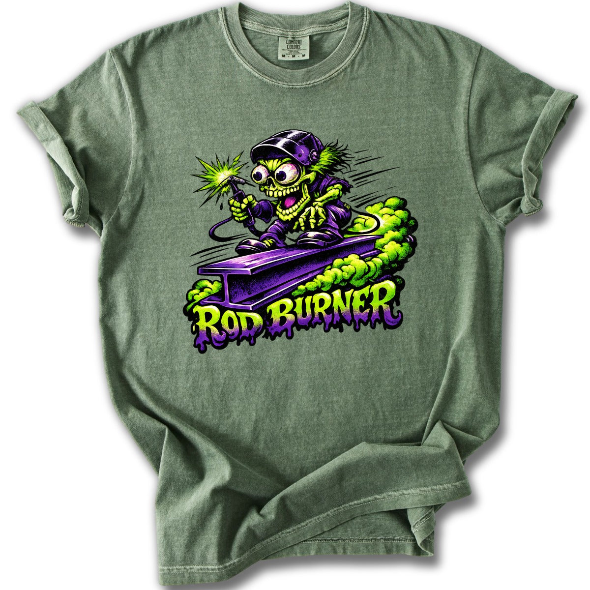 Rod Burner Artistic Graphic Skateboard Monster T-Shirt