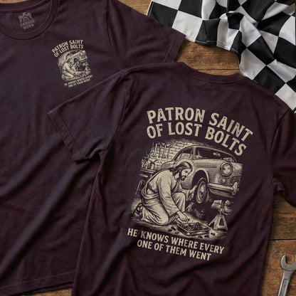 PATRON SAINT OF LOST BOLTS HE KNOWS WHERE EVERY ONE product type