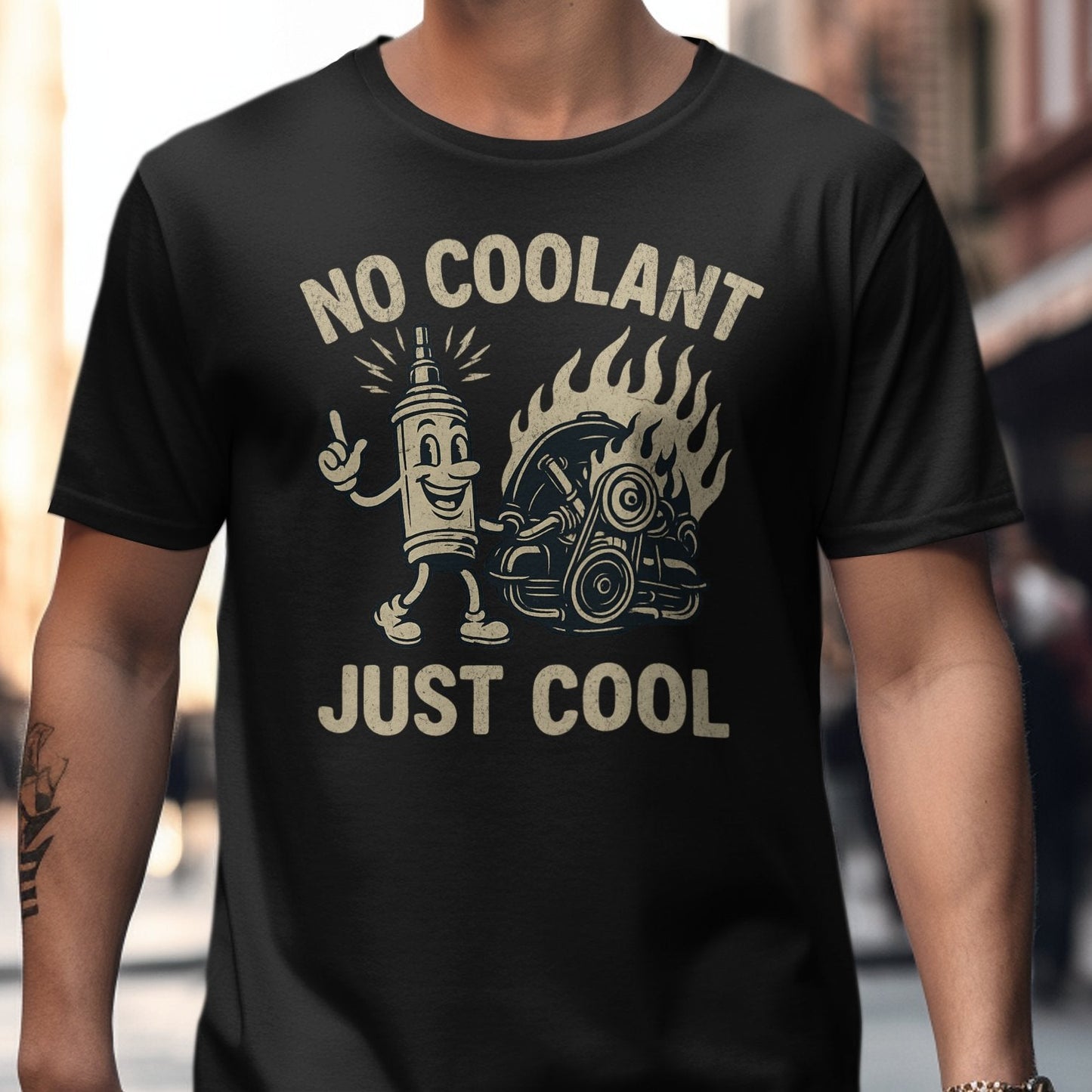 No Coolant Just Cool Graphic Tee product