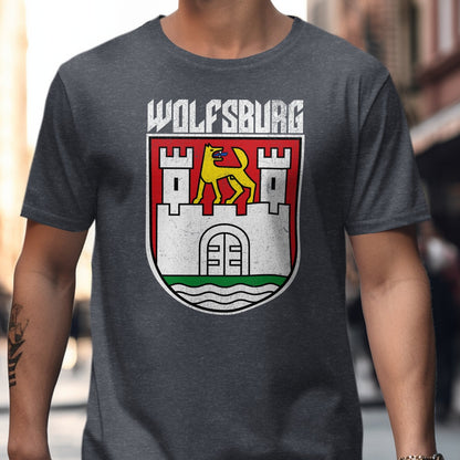 Wolfsburg City Crest Retro Graphic T-Shirt product