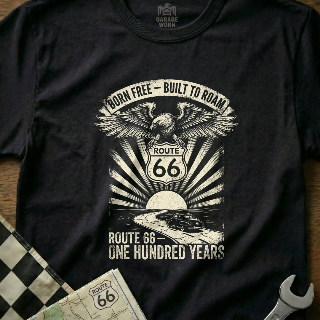 Born Free Built To Roam Route 66 Car One Hundred Years product type