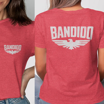 Bandido Graphic Red T-shirt Casual Wear Product Type
