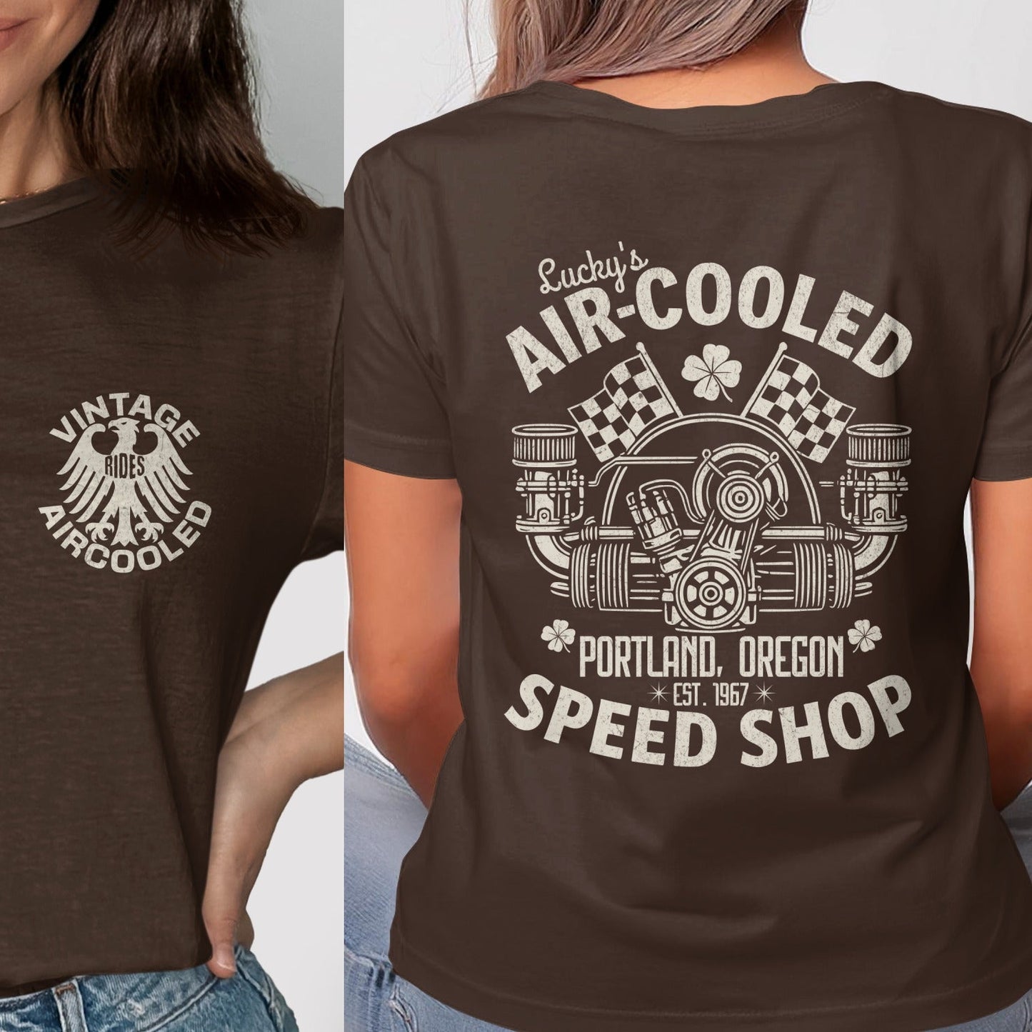 Vintage Aircooled Speed Shop Graphic Tee product type