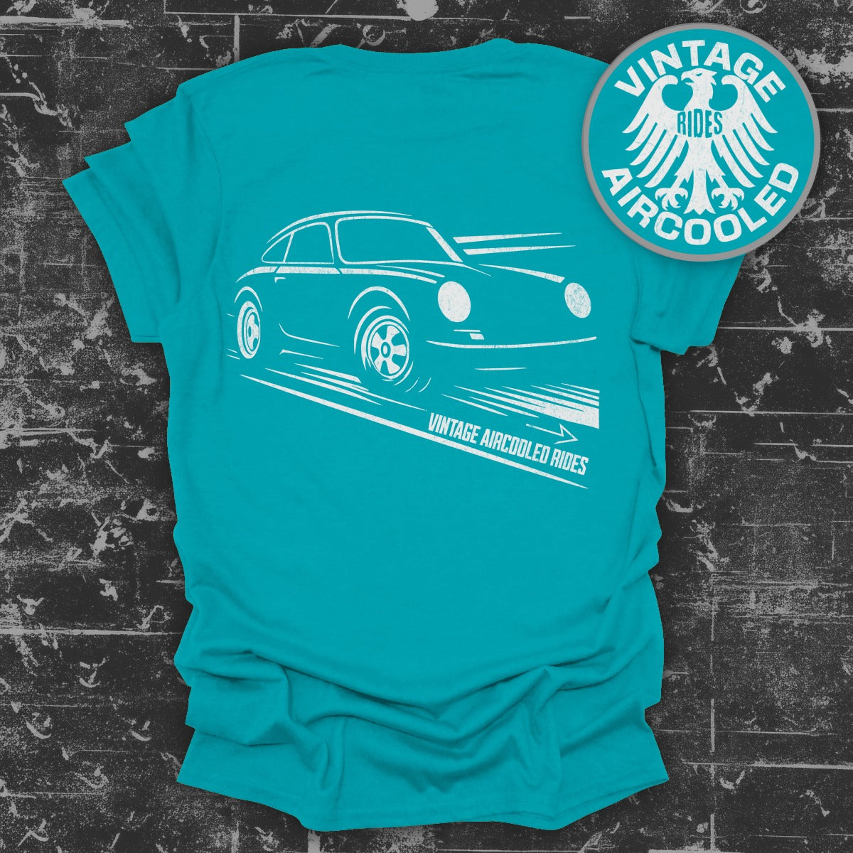 Vintage Aircooled Rides Classic Car Graphic Tee product