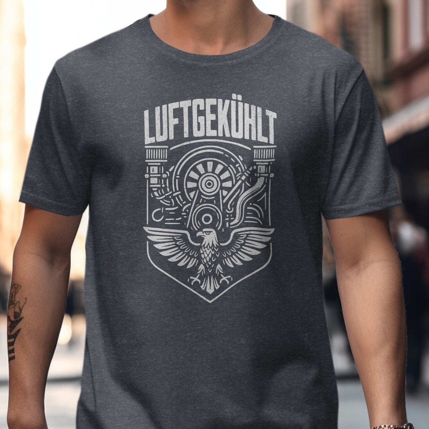 Luftgekühlt Engine Eagle Design T-Shirt product type