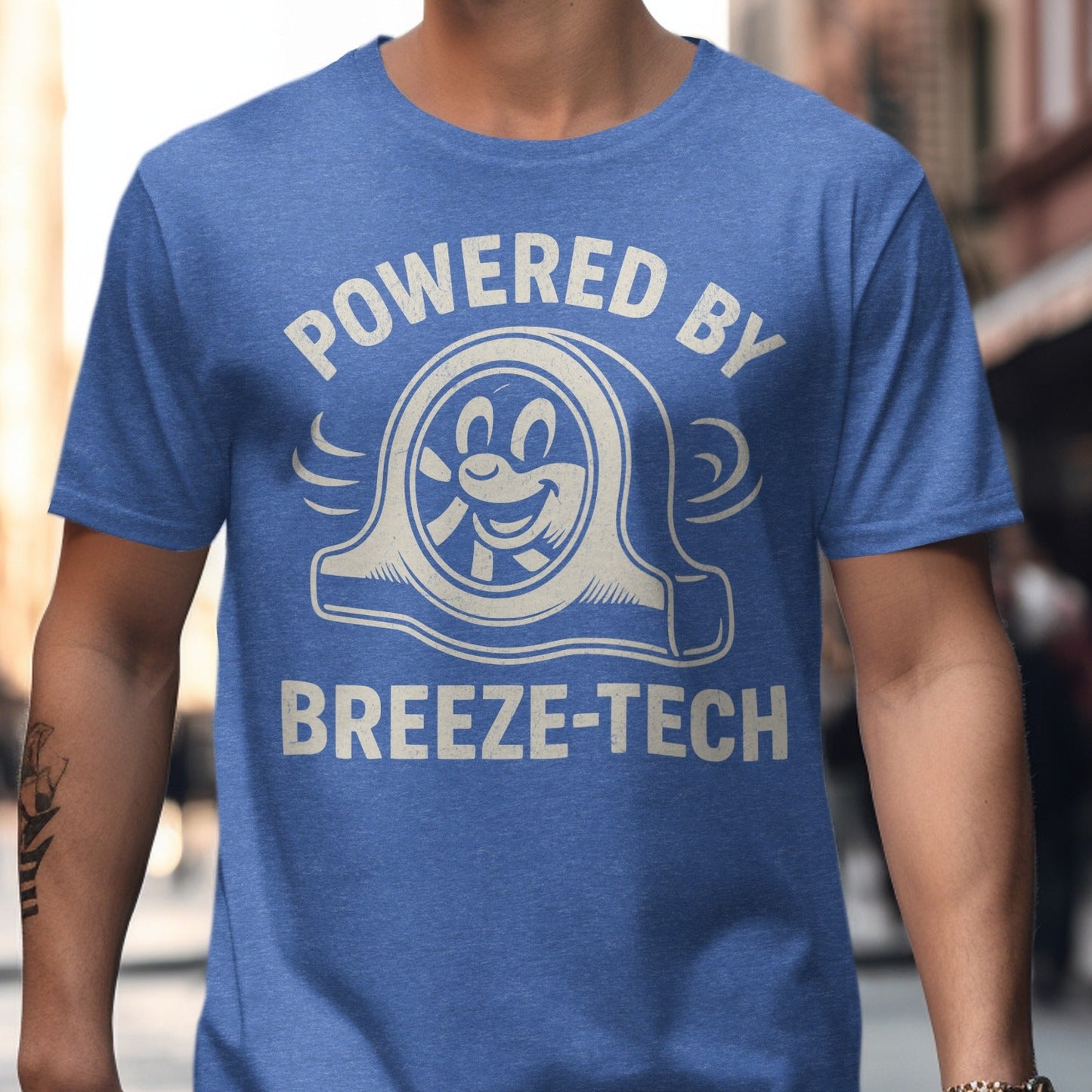 Powered by Breeze-Tech Graphic T-Shirt product