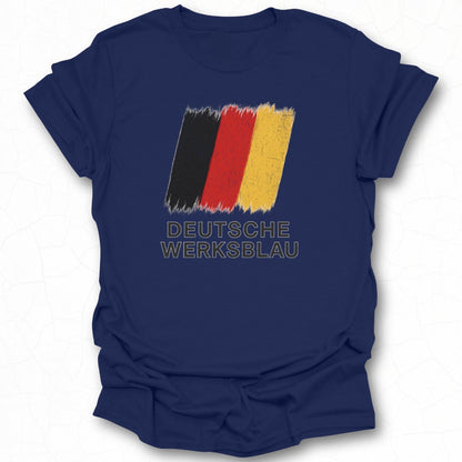 Deutsche Werksblau German Flag Graphic T-Shirt