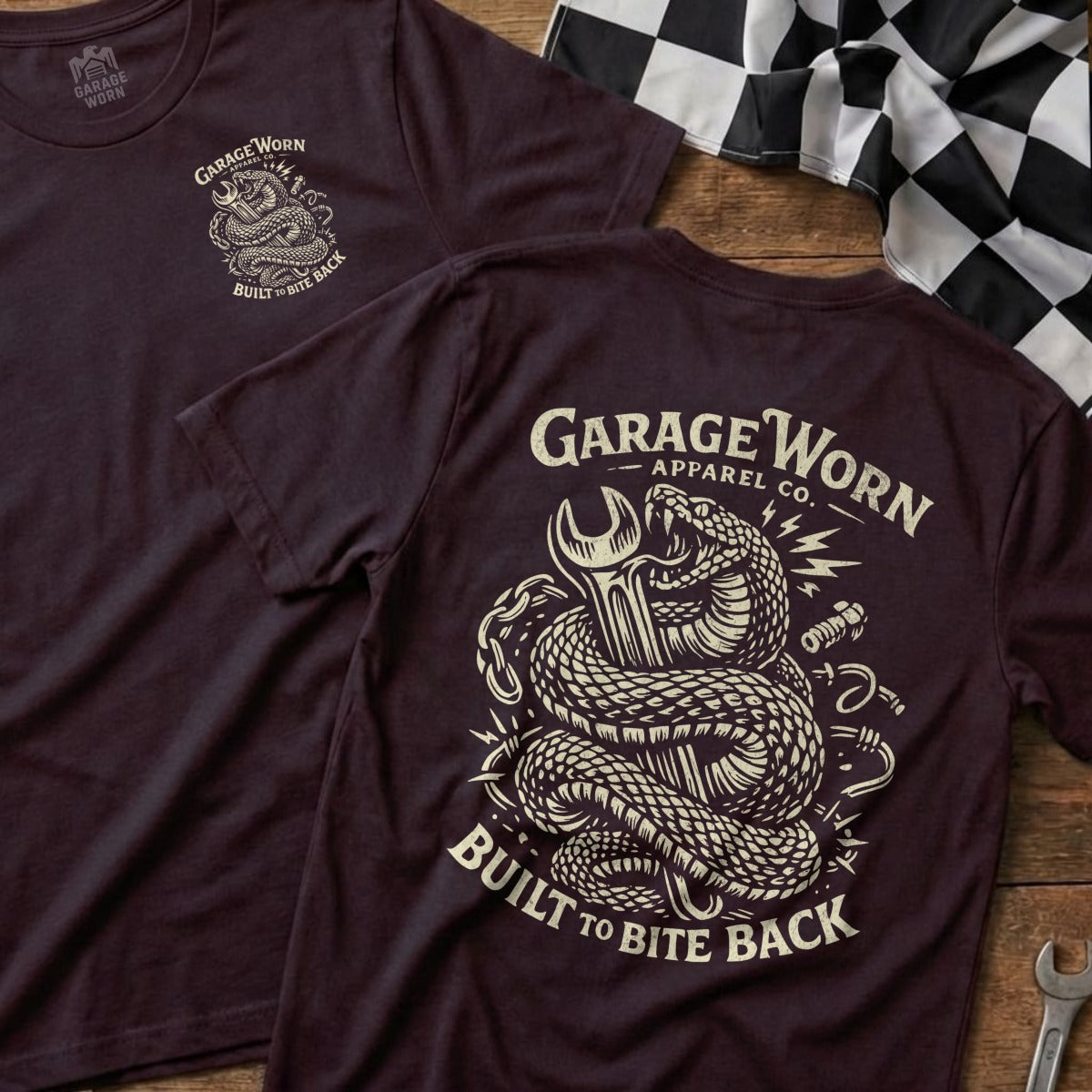 Garage Worn Built To Bite Back Snake Wrench product type