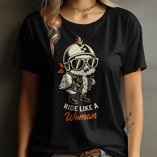 Ride Like A Woman Graphic T-Shirt product type