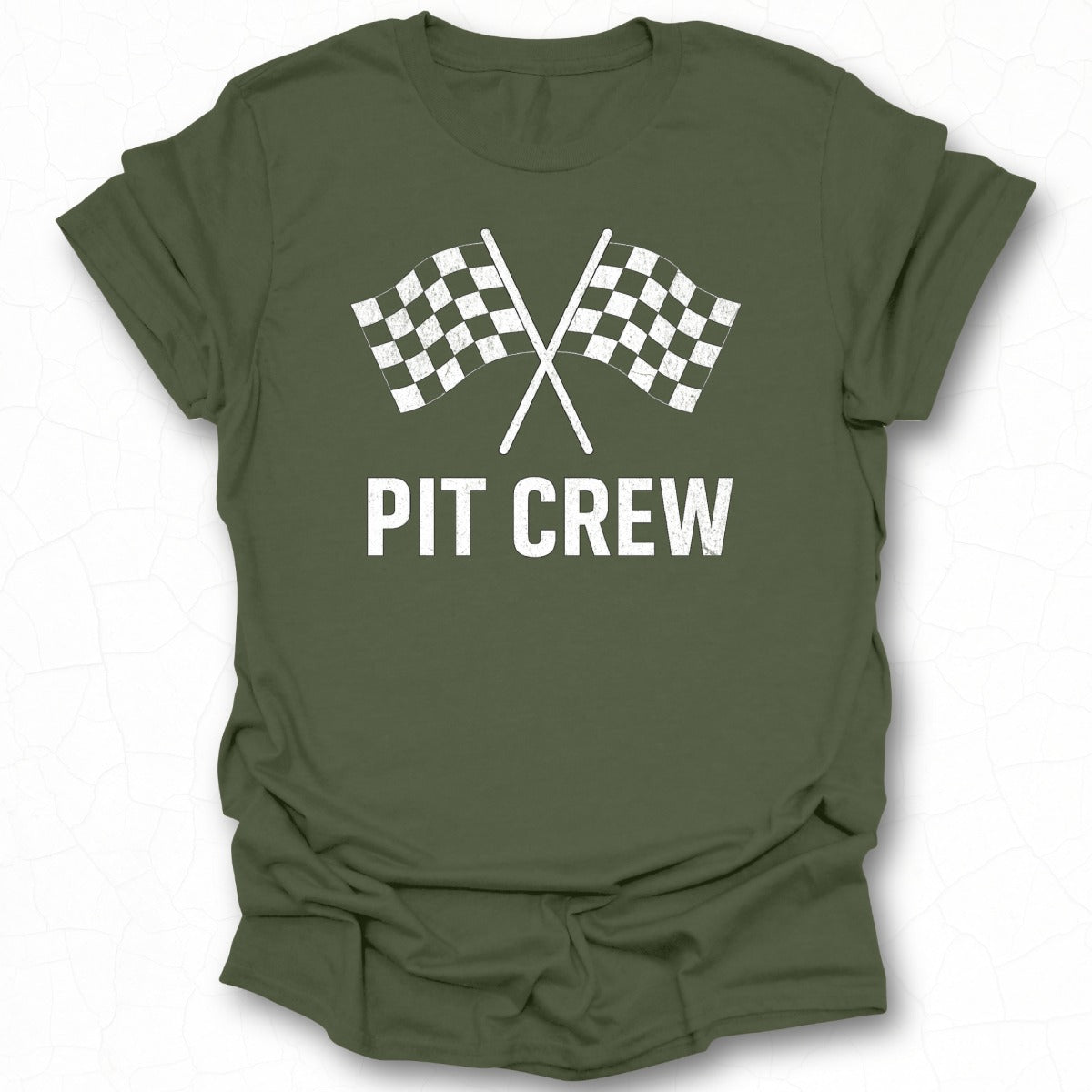 Pit Crew Racing Checkered Flag Tee Product
