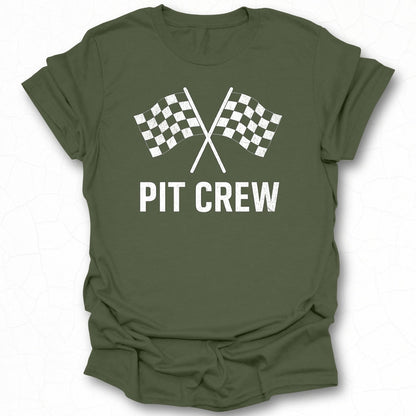 Pit Crew Racing Checkered Flag Tee Product