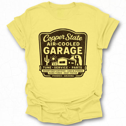 Copper State Air-Cooled Garage Tune Service Parts Tee