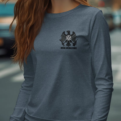 Bold Vintage Motorcycle Riders Long Sleeve Shirt product