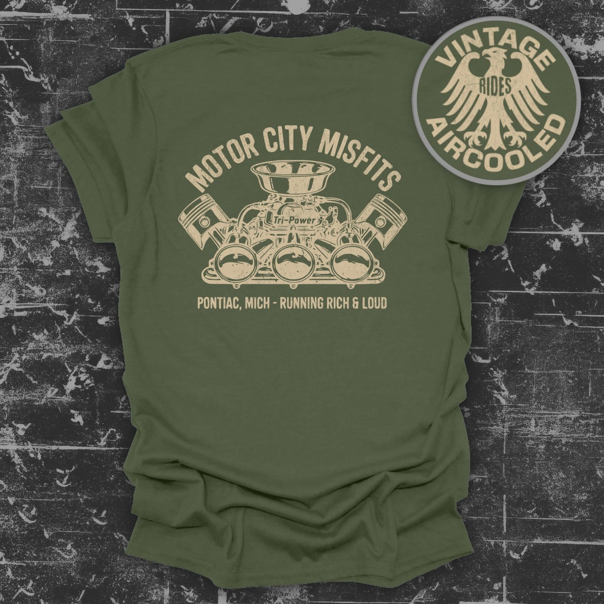 Motor City Misfits Vintage Rides Aircooled Shirt