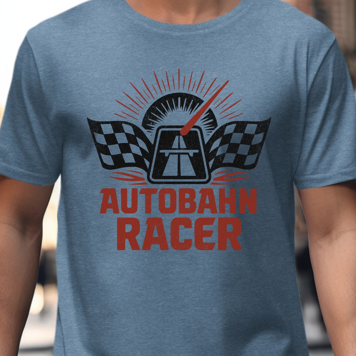 Autobahn Racer Graphic Tee Shirt Bold Design product type