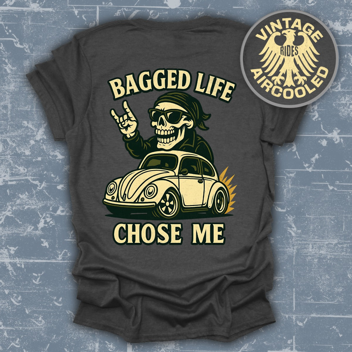 Bagged Life Chose Me Skeleton Graphic Shirt product type