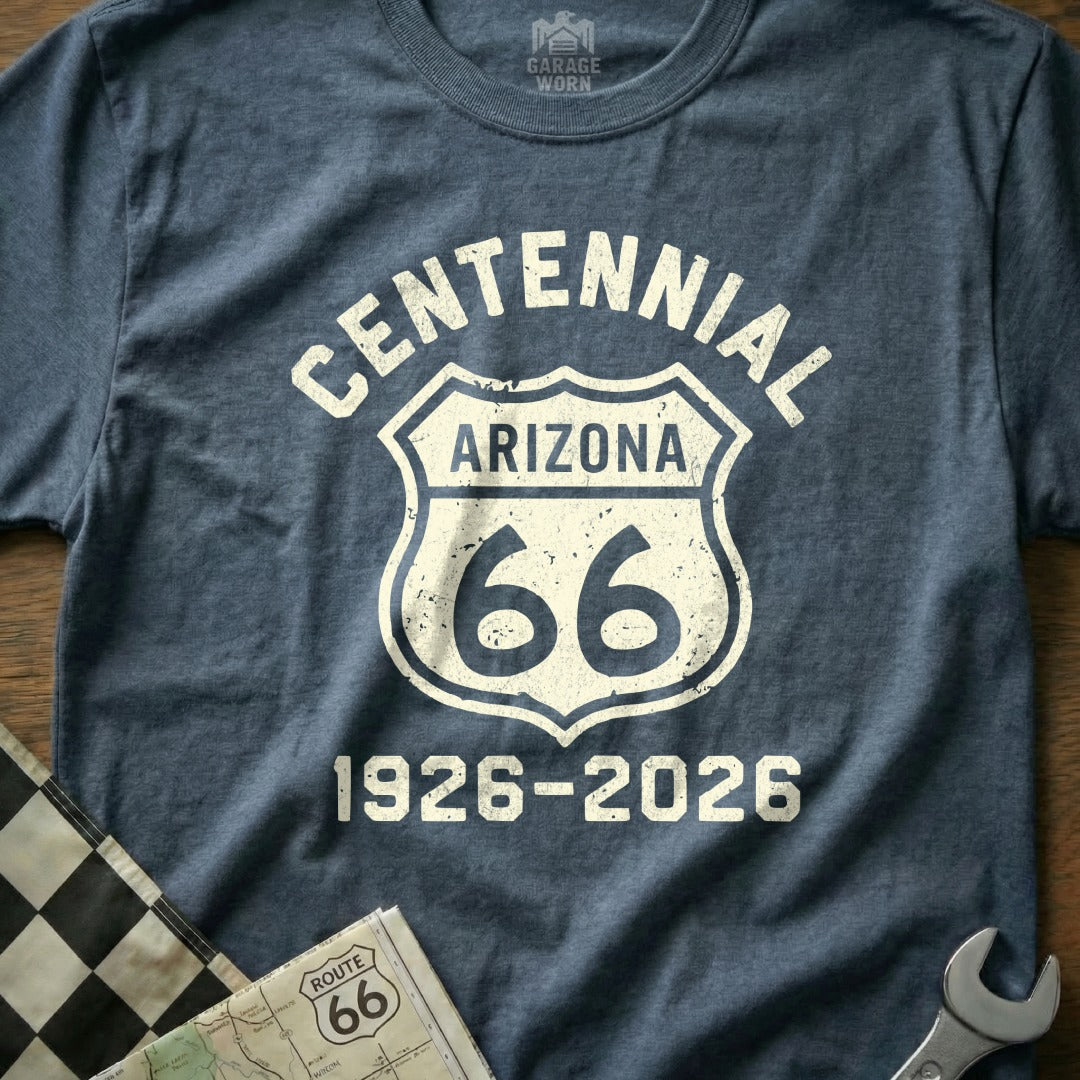 Centennial Arizona Route 66 1926-2026 t-shirt.