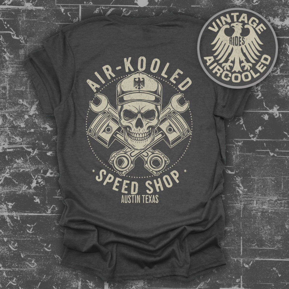 Air-Kooled Speed Shop Austin Texas T-Shirt product type